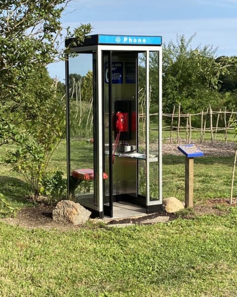 Only a half hour away from my house- came here after hearing about it on the Channel 10 news. goosefieldswindphone https://turnto10.com/amp/news/local/portsmouth-woman-creates-wind-phone-to-help-heal-those-grieving